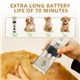 NWOUIIAY Tondeuse Chien Professionnel IPX7 Charge Rapide Tondeuse pour Chien Sans Fil à 5 Vitesses à Faible Bruit avec Ecran LCD