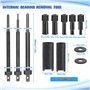 KXVXXV Kit d'extracteur de roulement intérieur de Moto 9-23 mm arrache roulement Interieur extracteur de roulement de Roue de Mo