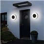 Sytmhoe Plafonnier Extérieur Étanche Porte d Entrée Terrasse 18W 2700-6500K Variable Dimmable Avec Télécommande Et Application, 