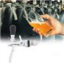 DeWin Tireuse Réglable Robinet Bière, Chromé G5/8 Keg Bière Brassage Robinet pour Restaurants de Bar à Domicile