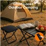 IBOPUXIU Tabouret Pliant, Léger avec Tabouret Pliable, Tabouret De Camping Pliable en Acier - Capacité De Charge De 120 Kg, PêCh