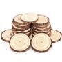 LUZIYUN 18 Pcs Rondin De Bois Naturel 8-10cm Sans Trou
