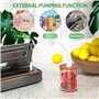 WOCVRYY Machine Sous Vide Alimentaire 6 en 1 Appareil sous Vide alimentaire Pour la Conservation Des Aliments, Avec Mode Sec et 