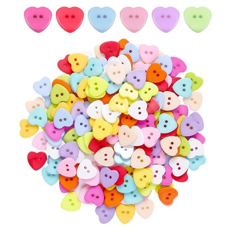 Lot de 100 boutons d'amour