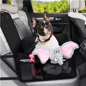 Mozvvco Siège Auto pour Chien, Panier Voiture Avec Côtés Robustes et Ceinture de Sécurité, Pour Petite et Moyenne Taille, Imperm Mozvvco Siège Auto pour Chien