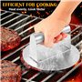 Bafumiu Presse Burger en Acier Inoxydable, Presse Steak Haché Smash Burger Rond de 16 cm (6 Pouces), Presse Hamburger Profession