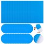 40 Pièces Rustine Piscine Kit de Réparation Patchs de Réparation Auto-Adhésifs PVC Patch Liner Piscine pour Lits Gonflables Anne