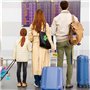 étiquettes de voyage étanches pour bagages