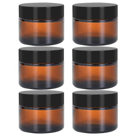 Aililong Lot de 6 bocaux à crème