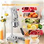 Moongiantgo Presse à Agrumes Manuelle Double Mode, Presse à Citron Professionnelle Avec Levier Facile, Presse à Main Ergonomique