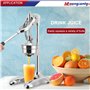Moongiantgo Presse à Agrumes Manuelle Double Mode, Presse à Citron Professionnelle Avec Levier Facile, Presse à Main Ergonomique