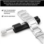1 Outil De Retrait De Bracelet Avec 3 Broches, Kit De Retrait De Maillons De Montre, Kit De Réglage De Montre, Outil De Réglage