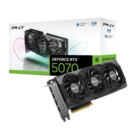 PNY Carte Graphique GEFORCE RTX™ 5070 12Go Triple Fan DLSS 4