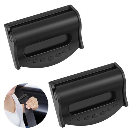 2PCS Ajusteur De Ceinture De SéCurité De Voiture