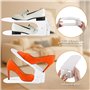 10PCS Support à Chaussures Réglable - Organiseur et Empileur Pour Gain de Place - Matériau PP