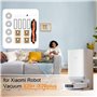 18 Accessoires Compatibles Avec Les Robots Aspirateurs Xiaomi X20+ et X20 Plus. Comprend 1 Brosse Principale, 4 Chiffons, 4 HEPA