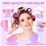Rouleau Cheveux 4 Tailles (64mm/44mm/36mm/25mm) avec 12 C