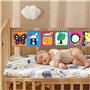 Livre de Haute Contraste en Tissu Sensoriel Bébé Naissance