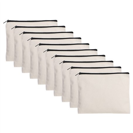 Misazy Pochette Tissu Zippée