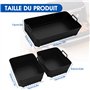 3Pcs Accessoire Silicone Réutilisable Air Fryer Airfryer Pot Carrée pour 10