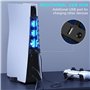 Ventilateur pour PS5 Ventilateur de Refroidissement pour PS5 Console avec USB Anschlüsse Compatible avec Playstation 5 Disc & Di