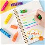 Mini Surligneurs Bonbons Forme 30 Pièces, Stylos Fluorescents Marqueurs Kawaii, Couleurs Vives Textliner pour Carte D'anniversai