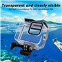 Boîtier étanche Compatible avec GoPro Hero 9/Hero 10/Hero 11 Black Caméra d'action Boitier de Protection Plongée 45M avec Vis Lo