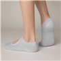 2 paires de chaussettes de yoga antidérapantes avec 2 sacs à cordon, chaussettes en coton Pilates, chaussettes de gym ouvertes p