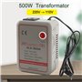 NICCOO Transformateur 220v vers 110v Convertisseur De Tension 500w Transformateur De Convertisseur De Tension Abaisseur Converti