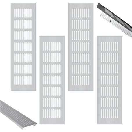 4 Pièces Grille Aeration Rectangulaire