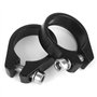 Collier de Selle pour Vélo, 2Pcs Clip de Tige de Selle, 31.8mm Collier de Serrage pour Selle de Vélo en Alliage d'Aluminium, Pin