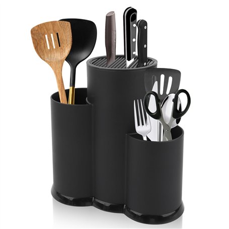 3 en 1 Blocs à Couteaux Vides Universel