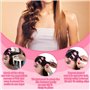 24 Pcs Bigoudis Cheveux Mousse,bigoudis en mousse auto-agrippants,Bigoudis de Coiffure Rouleau Cheveux Bigoudis,pour salon de co