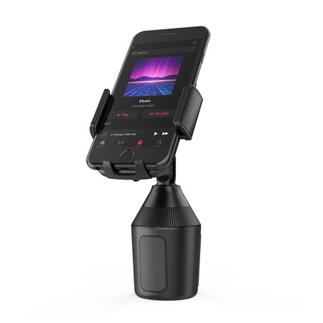 SEEKONE Support Universel pour téléphone Portable de Voiture Support pour Porte-gobelet pour Smartphone