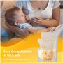 Vinabo Sachet Conservation Lait Maternelle, 50 PCS Sac Congelation Lait Maternel, 250ml Conservation Lait Maternel Pré-stérilisé