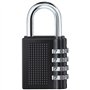 Vinabo Cadenas à Combinaison 4 Chiffres - Serrure Sécurisée avec Code Personnalisable