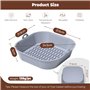 2Pcs 21cm Plat Silicone Air Fryer