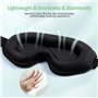 Blendura Masque de Nuit, 3D Cache Yeux pour Dormir Bloquer la Lumière Masque Sommeil 20mm Contour Profond Doux et Confortables M