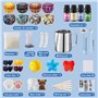 JOYBOY Kit de Fabrication de Bougies, Kit Parfumées DIY Bougies avec de la Cire de Soja,Pichet Verseur pour Bougies d'art et d'a