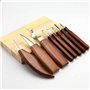 YUTUY Outil de Ciseaux à Bois Kit,29Pièces DIY Outils de Sculpture,Couteau Sculpture Bois,Kit Sculpture Bois,Avec gants anti-cou