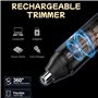 Tondeuse Nez, Tondeuse Nez Oreilles Homme, Tondeuse Nez Rechargeable Par USB Indolore, Rasoir Nez Homme du Visage, Coupe Poils N