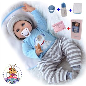 antboat Reborn Poupée Bébé 22 Pouces 55 cm Silicone Souple Vinyle Charmant Reborn Garçon Simulation Nouveau-Né Jouet Réalité Fai antboat Reborn Poupée Bébé 22 Pouces 55 cm Silicone Souple Vinyle Charmant Reborn Garçon Simulation Nouveau-Né Jouet Réalité Fai