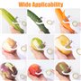 3 en 1 éplucheur électrique, Trancheuse de Fruits Automatique USB éplucheur à Julienne électrique pour Pomme de Terre Concombre 
