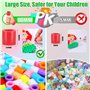 Mardo 1400 Perles à Repasser de 10 mm Pour Enfants, Perles à Emboîter XL avec Boîte de Rangement, Plaques de Perles à Repasser,
