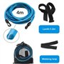 Elastique De Nage Piscine - Ceinture Elastique Natation réglable - 4 m - pour Piscine - pour Enfants et Adultes (avec Bouchons d