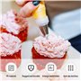 Poche a Douille Patisserie,100 Poches à Douille Jetables,6 Douilles à Douille 2 Adaptateurs 2 Ceinture, Très Approprié Pour Fair