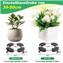 Support Plante avec Roues Pivotantes à 360°