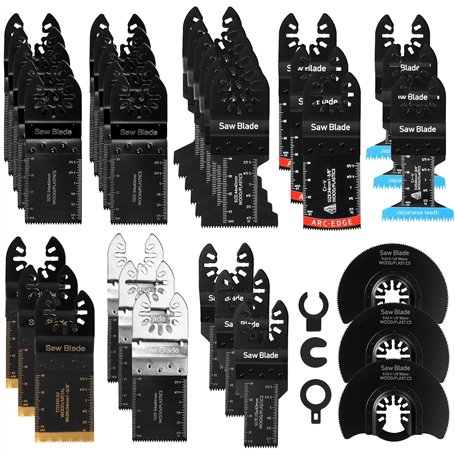 KIMIGO 34 Pcs Lames de Scie Oscillantes