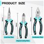 pince combinée de 180 mm avec poignée souple – p
