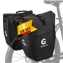 GUOOTU Lot de 2 sacoches de vélo pour porte-bagages de 48 l